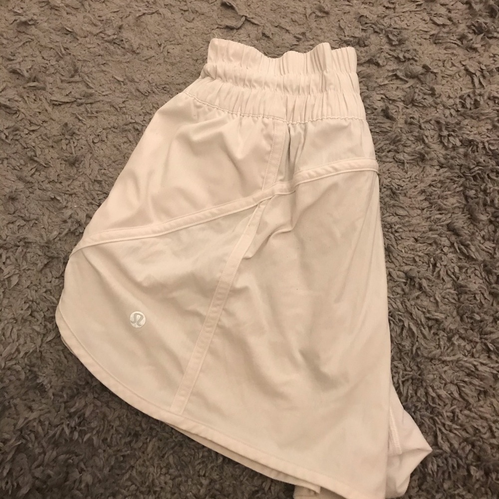 White Lululemon shorts!